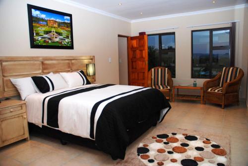 Cama ou camas em um quarto em Casa Bianca Guest Lodge