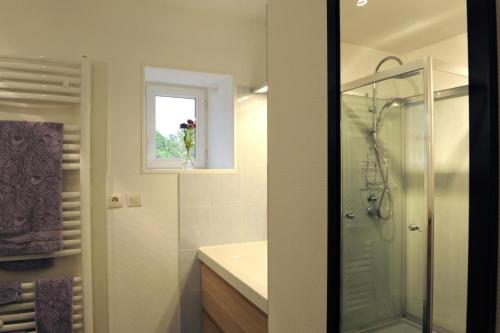 Koupelna v ubytování La maison de celine