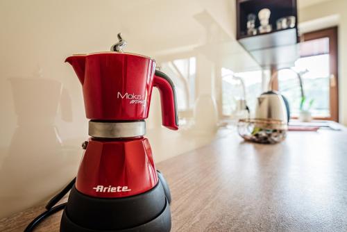 Kemudahan buat kopi dan teh di Apartamenty Widok