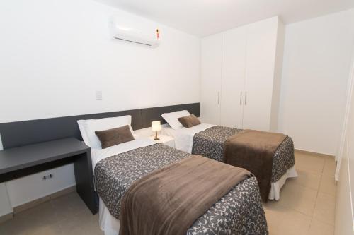 Un pat sau paturi într-o cameră la Morada Clariana
