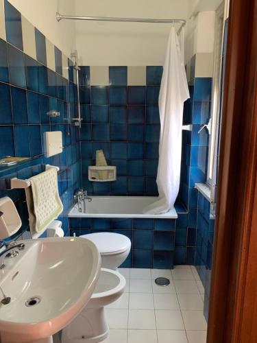 Vonios kambarys apgyvendinimo įstaigoje Hotel Villa Carla