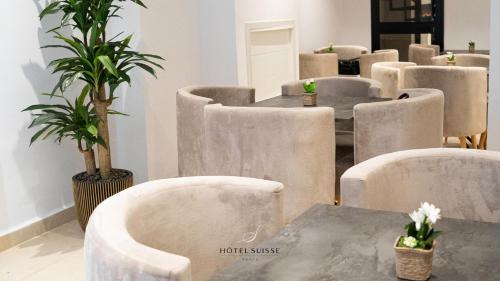 Posezení v ubytování Hôtel Suisse Tunis