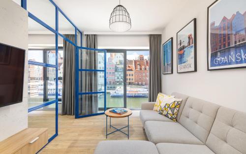 Khu vực ghế ngồi tại Apartamenty Deo Plaza nad Motlawa by Rent like home