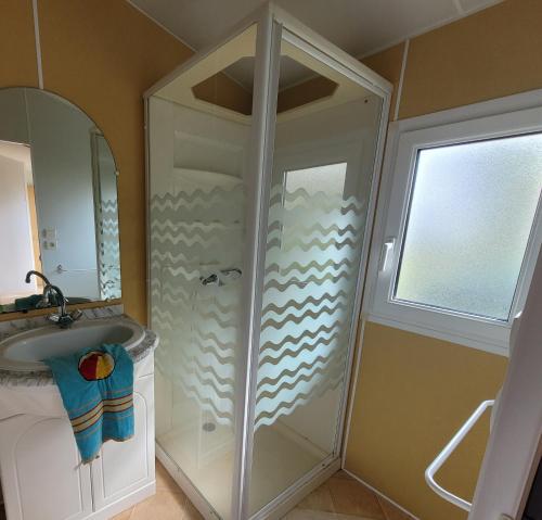 Kúpeľňa v ubytovaní Camping les 2 salamandres
