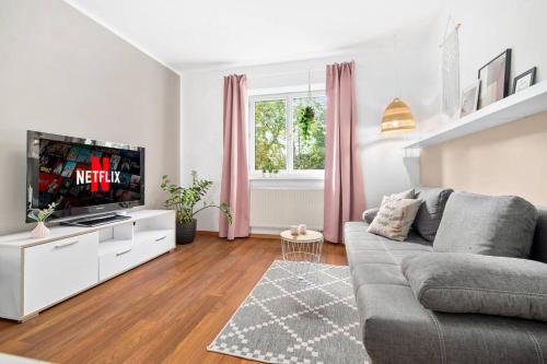 Ruhiges Apartment in der Nähe von Park und Krankenhaus mit gratis Parkplatz