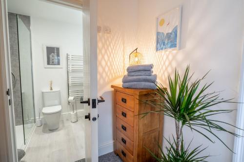 Koupelna v ubytování Porthleven B and B