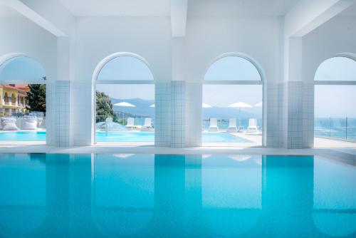a rendering of a swimming pool at a resort at Aminess Casa Lišanj in Novi Vinodolski