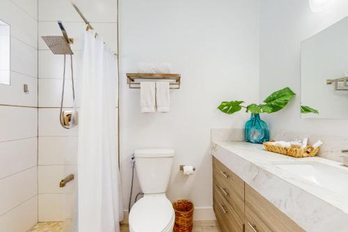 Koupelna v ubytování Corner Kay