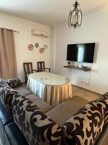 TV a/nebo společenská místnost v ubytování Casa do Pote