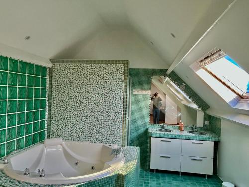 Koupelna v ubytování Le voisin de Penseur Rodin