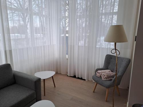 Χώρος καθιστικού στο Laigu Apartment