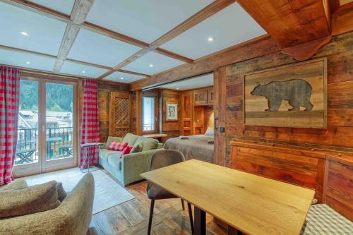 Chamonix centre, « Lucille »,balcon, vue imprenable et parking