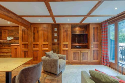 Chamonix centre, « Lucille »,balcon, vue imprenable et parking
