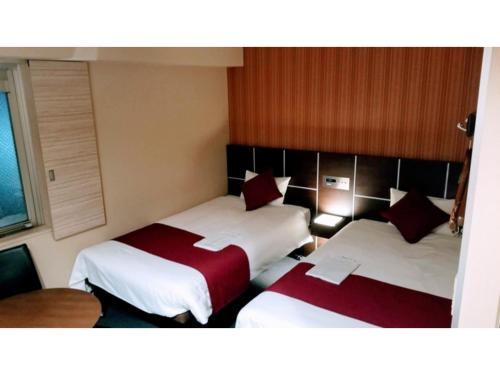 Voodi või voodid majutusasutuse My Hotel Okazaki - Vacation STAY 40799v toas