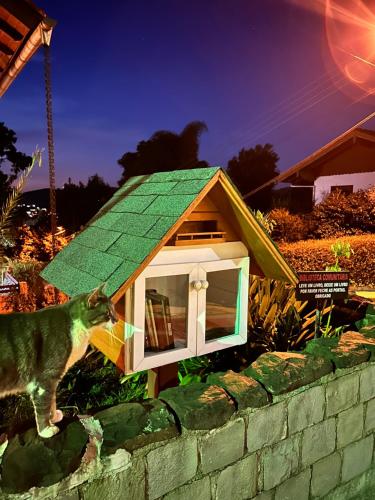 Taman di luar Karin's Haus Hospedaria