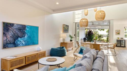 Posezení v ubytování Escape Villas Port Douglas
