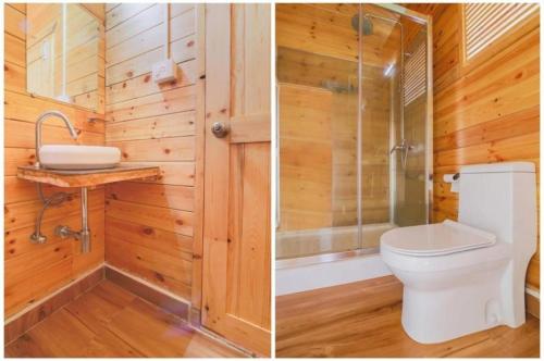 Ванна кімната в Obrigado Cottages