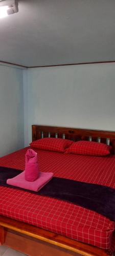 Postel nebo postele na pokoji v ubytování chill chill long beach hostel