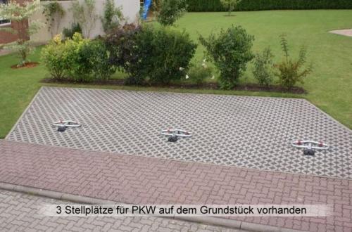 a photograph of a patio with two drones on it at Ferienwohnung "Safari" in Liepgarten