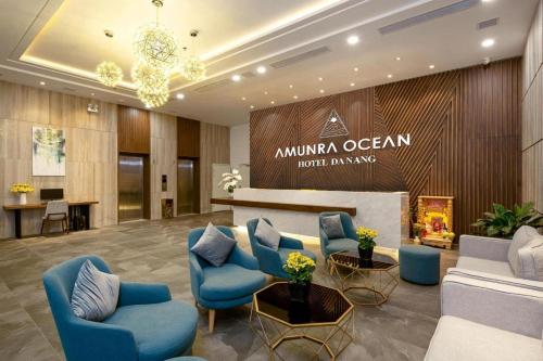 a lobby of anemia organ hotel anaheim at Amunra Ocean Hotel in Da Nang