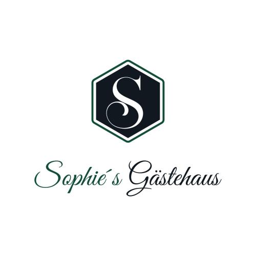 un logotipo de letra s en un hexagonal negro en Sophie's Gästehaus, en Meisenheim