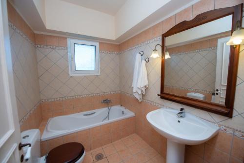 Ένα μπάνιο στο Villa Sofia