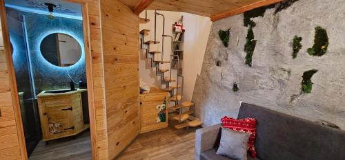 Koupelna v ubytování Chalet Hay Huy