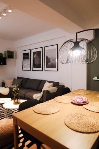 Posezení v ubytování Forest View Apartment - Rezidence K Lanovce