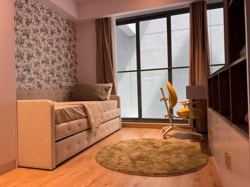 Posezení v ubytování Luxurious 3-Bedroom in Hulhumalé