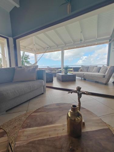 Χώρος καθιστικού στο Home Sweet Home Jan Thiel Curacao best view