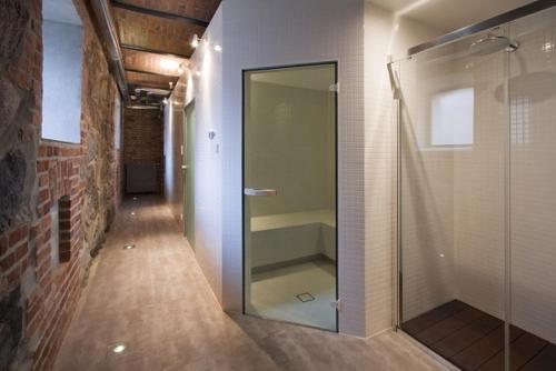 Koupelna v ubytování Aquarius Apartment