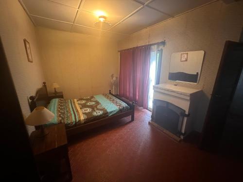 Postel nebo postele na pokoji v ubytování Tunquelen