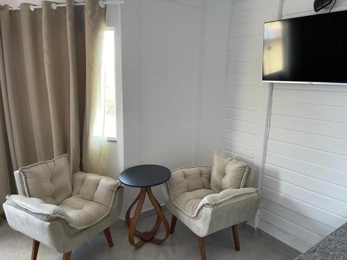 Μια τηλεόραση ή/και κέντρο ψυχαγωγίας στο Pousada Casa Serra Alves ll