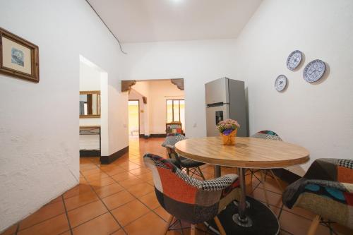 ครัวหรือมุมครัวของ Hotel Suites Del Centro
