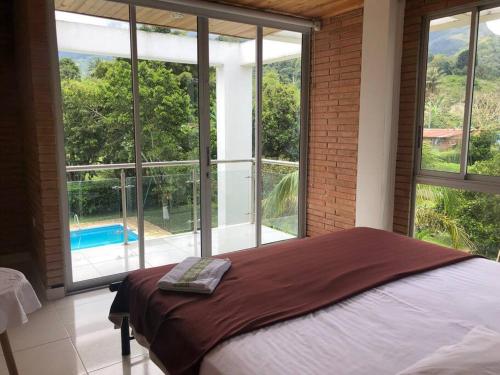 Postel nebo postele na pokoji v ubytování El Remanso-ND