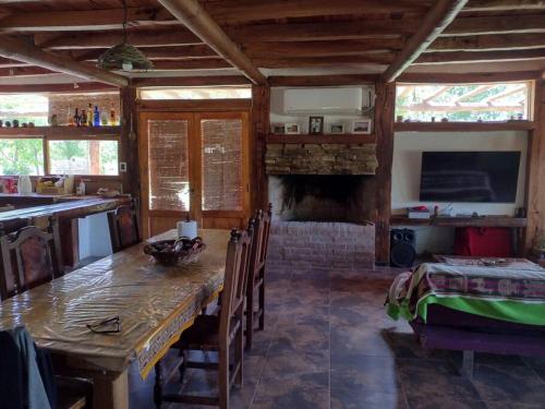 Ruang duduk di Posada Los Nogales