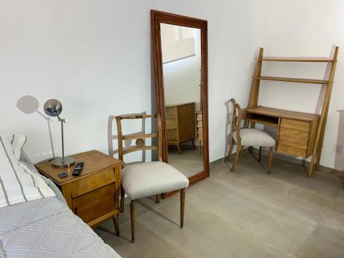 Postel nebo postele na pokoji v ubytování Corrientes900