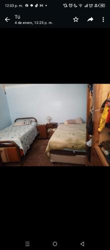 Vuode tai vuoteita majoituspaikassa Chiringuito