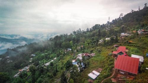 Una vista aérea de Kiran Homestay