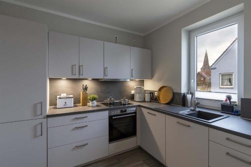 Kuchyň nebo kuchyňský kout v ubytování Ferienwohnung - Vasco da Gama