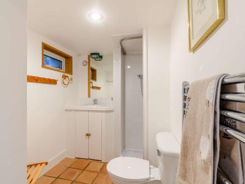 a bathroom with a toilet and a sink at 3 Bed in Argyll Bute 90478 in Tighnabruaich