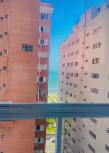 Μπαλκόνι ή βεράντα στο Flat vista mar em Santos