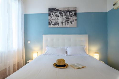 Ein Bett oder Betten in einem Zimmer der Unterkunft Abrivado