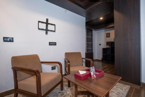 Zona de estar de The West Gate Posada By Summit