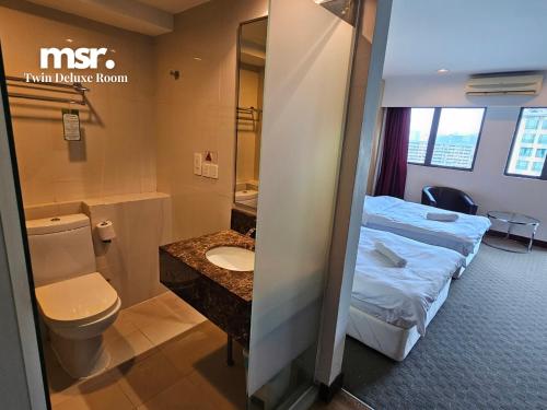 Koupelna v ubytování Kota Kinabalu City Ensuite at SCSP Ming Garden