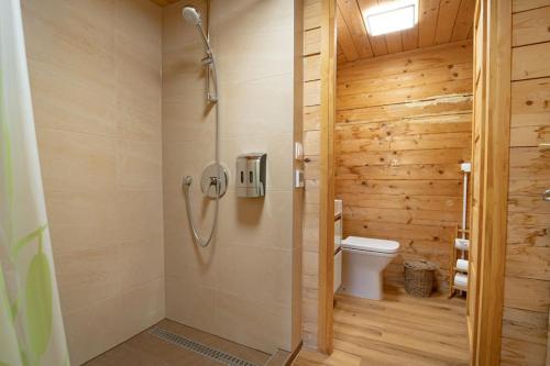 A bathroom at ABG House Pest