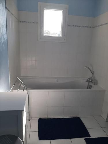 Koupelna v ubytování Gîte l'Etape