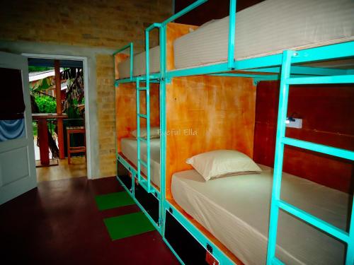 Palanda nebo palandy na pokoji v ubytování Eyeful Ella Hostel