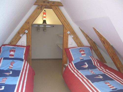 A bed or beds in a room at Lichtis Hues