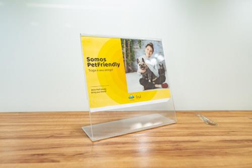 a book sitting on top of a wooden floor at Days Inn by Wyndham Rio de Janeiro Lapa in Rio de Janeiro